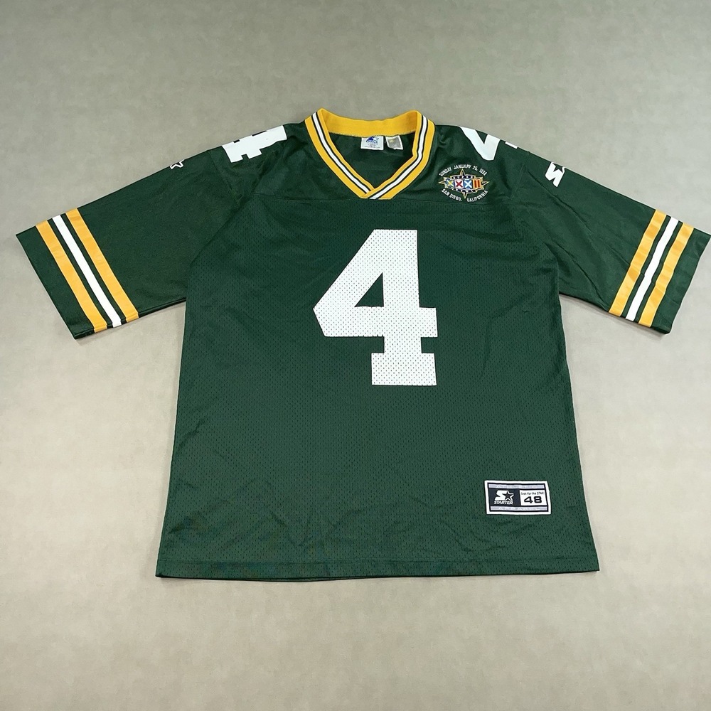 VTG Starter Green Bay Packers Brett Favre Jersey Size 48 Large Super Bowl XXXII